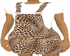 overall skirt leopard