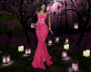 Embellished Fuschia Gown