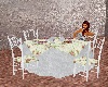 Pink Floral Table