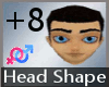 Head Shape +8 M A
