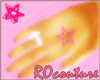 *Rc* Pink star on hand