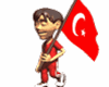 [i] Turkish flag boy