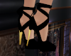 Black and Gold Heels