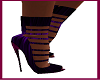 X+ Sexy purple heels