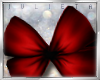 J! Red hair bow