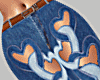 Baggy Heart Jeans/Belt
