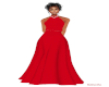 Red Trendy Gown