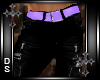 DS Men Black purple pant