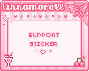 30k support sticker