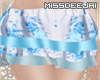 *MD*Flower Blu Skirt