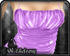 w Satin cami | Purple