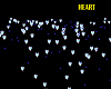 Blue heart  particles