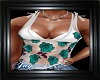 Teal Roses Top