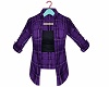 Purple Plaid w sportsbra