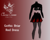 Gothic Briar Red Dress