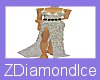 Diamond High Slit Dress