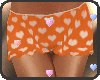 OO Hearted Orange Shorts