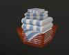 Pool Towels in Basket