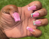 $ Pink Kitty Nails ♥