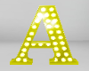 Yellow Letter A