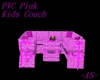 PVC Pink kids couch