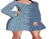 denim mudcloth dress rxl