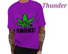 purple weed shirt