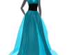 Blue Silken Dress