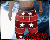 (A) Star Pants Red