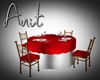 (♣) Wedding table red