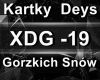 *2* Kartky Gorzkich Snow