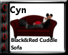 Black&Red Cuddle Sofa