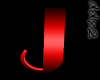 Letter J (red)