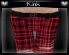 -k- Red Plaid Pants