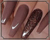 Autumn Brown Nails
