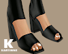 Black Block Heels