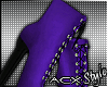 !ACX!Diva Boots Purple