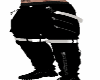 black White Cargo Pants