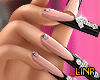 Nail Black Decorated