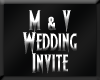 *RES* M&V Wedding Invite