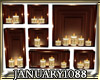 wall unit w candles