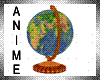 Globe Monde Anime/Rotate