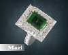 !M! Emerald Ring
