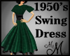 MM~ Vintage Green Dress