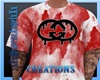 G Red Splash Drip Tee