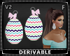 Egg Earrings Pink V2 F