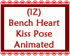 Bench Heart Kiss Animate