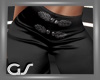 GS Black Satin Flares