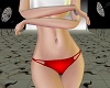 !  ! Red Bikini Bottoms