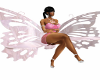 pink butterfly bench
